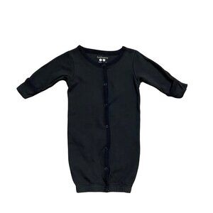 Baby Soy Black Organic Sleep Gown - Size 0-3 months - Like New!